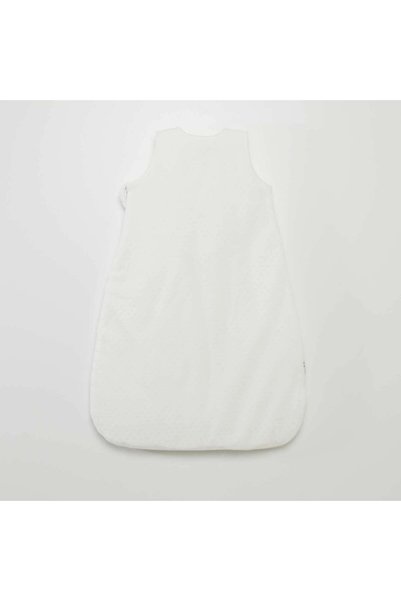 KIABI Warm patterned baby sleeping bag TOG 2.5 WHITE