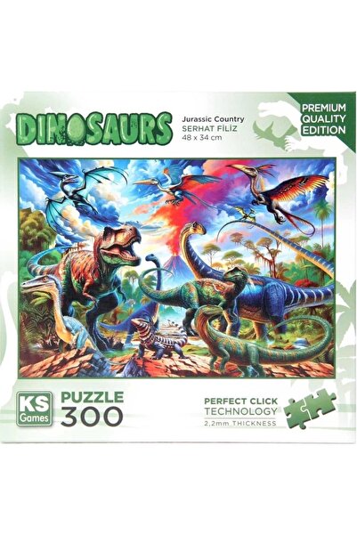 Ks Games لغز من 300 قطعة من جوراسيك كانتري 19256