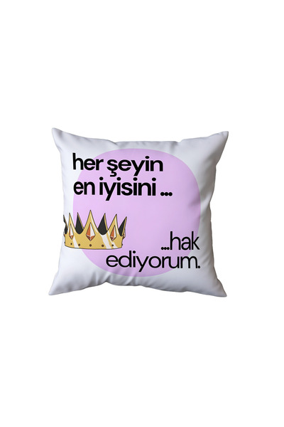 Beramussa I Deserve the Best of Everything Pillow, Gift