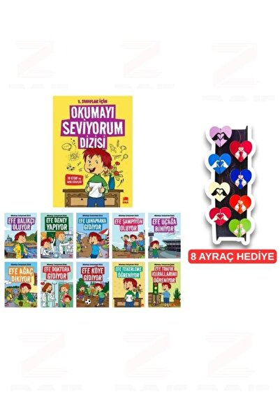 Ema Kitap 1.Sınıflar İçin Okumayı Seviyorum Dizisi 10 Kitap Set Soru Kitabı İ...