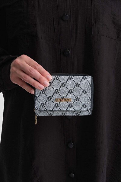 Armine Dotted Wallet Gray