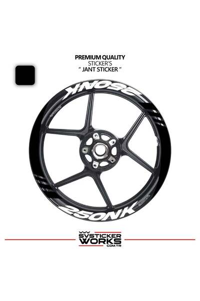ARONA Cfmoto 250nk wide wheel rim decal sticker model 16-piece set - high qua...