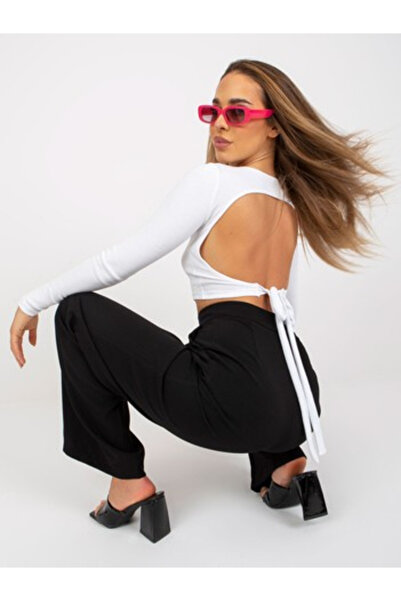 rue parıs Bluza Dama, RUE PARIS, Bumbac, Maneca lunga, Alb, model RV-BZ-8010.82