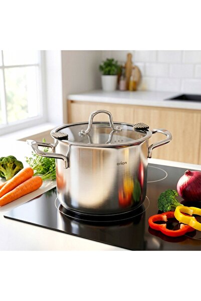 Orion Oală VENICE cu capac din inox 18 cm 3,5L PREMIUM