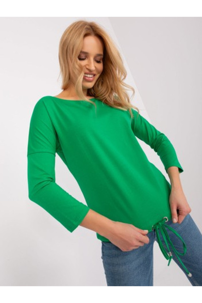 Basic Feel Good Bluza Dama, BASIC FEEL GOOD, Bumbac, Maneca 3/4, Verde, model...
