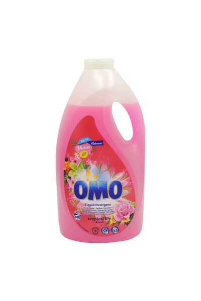 Omo Detergent Lichid, Omo, 5 L Tropical Lily Rose 100 spalari