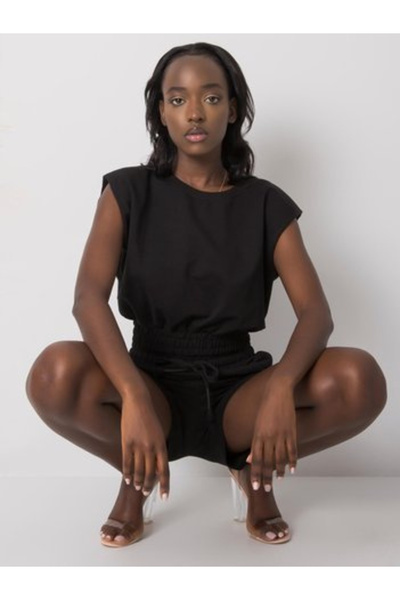 rue parıs Compleu Dama Mini, Dreapta, RUE PARIS, Negru Casual Model HG-KM5447...