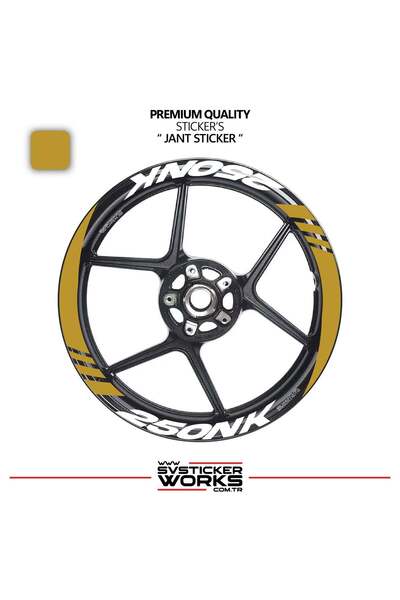 ARONA Cfmoto 250nk wide wheel rim decal sticker model 16-piece set - high qua...