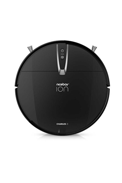 Niceboy Robot de curățenie ION Charles i3 Negru + Căști HIVE Pins Negru
