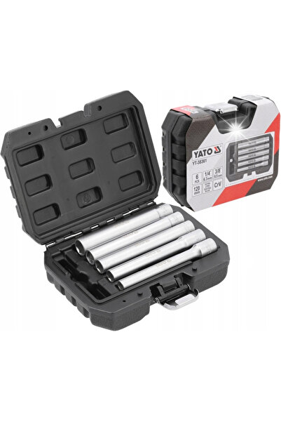 yato Set de chei hexagonale extra lungi, 120mm, 3/8, 8-14mm, 6 piese.
