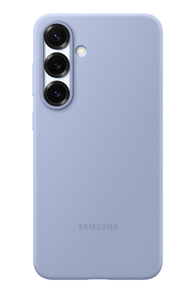 Samsung Husă originală din silicon pentru Galaxy S25+ Albastru deschis