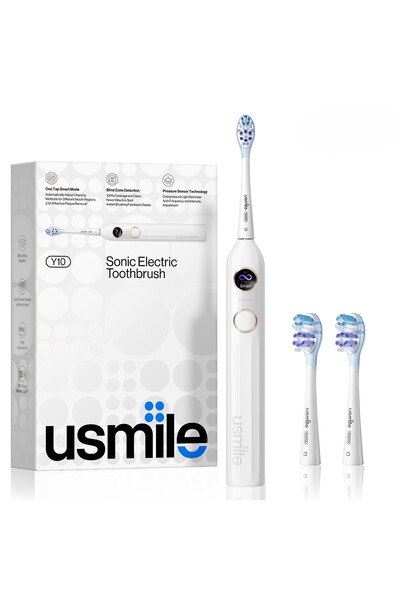 Usmile Y10 Alb Periuță de dinți sonică 4 moduri 180 de zile autonomie IPX8 Te...
