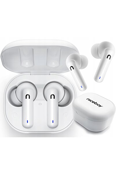 Niceboy Căști Wireless In-Ear BT 5.0 Hive PINS Alb IPX4