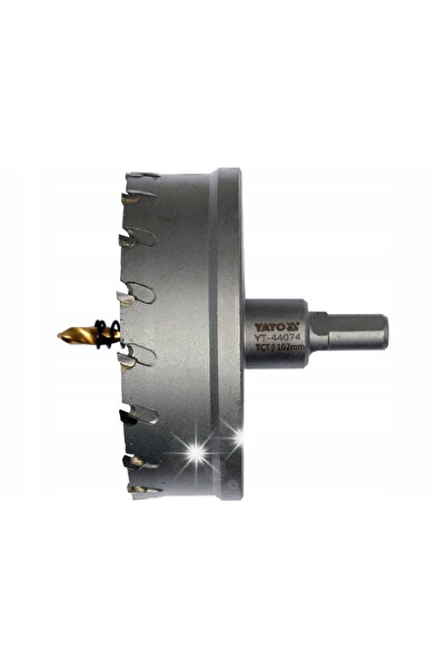 yato Freză carotieră TCT pentru metal 102mm, cu carbură de carbon.