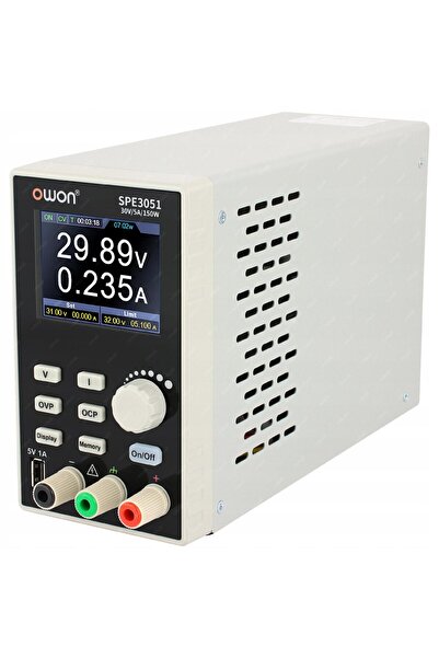 Reball MOCNY ZASILACZ LABORATORYJNY OWON SPE3051 30V 5A 150W USB OVP OCP MEMORY