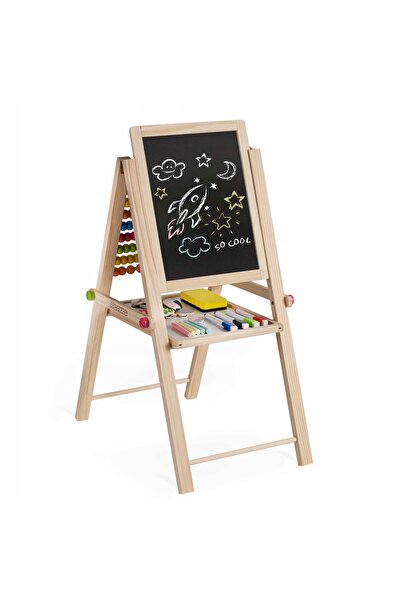 Bemi Toys Tablă Magnetică Pliabilă 2 în 1, pentru Cifre și Litere, Calitate