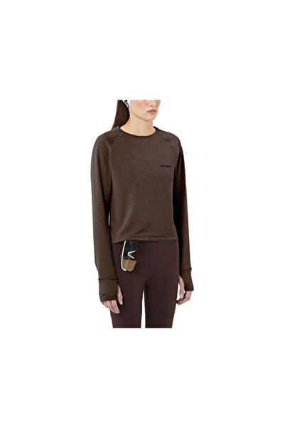 Salomon Sntial Lightwarm Cn W Women Casual T-Shirt Lc2757300 Brown