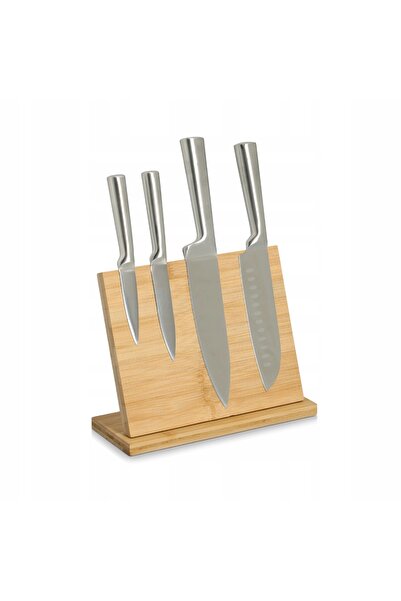 zeller Suport magnetic pentru cuțite din bambus 27 x 10 x 20,3 CM pentru bucă...