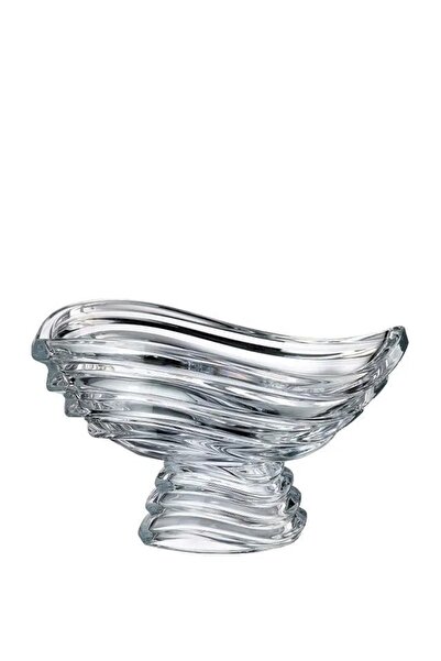 Bohemia WAVE Salaterka din sticlă pentru gustări, bol, 30,5 cm