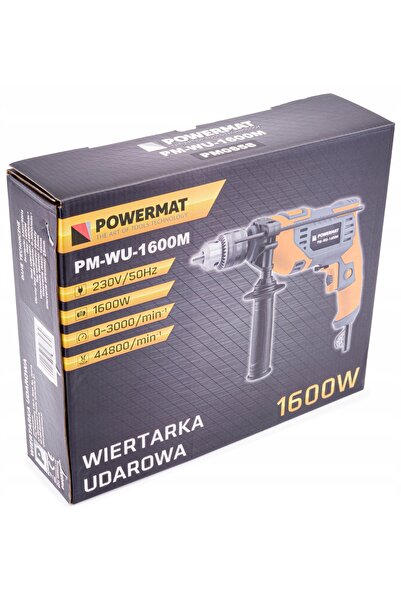 Powermat Bormașină cu percuție 1600W 13MM cu reglare a percuției