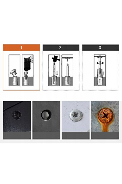 Hi-Spec Set de 10 extractoare pentru șuruburi rupte și burghie HSS