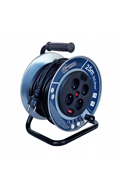Rangers Professional Tools Cablu prelungitor metalic 25m 3x2,5 pentru tambur