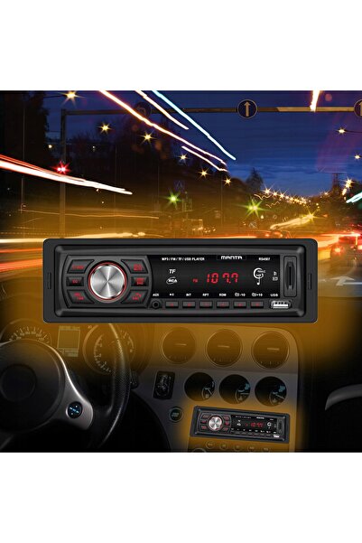 MANTA Radio auto BLUETOOTH 1DIN 4x10W USB MP3 AUX SD LED RDS RS4507
