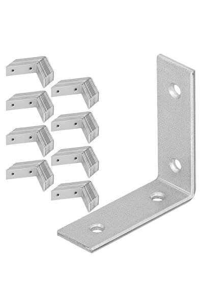 KOTARBAU Colțar de dulgherie, Conector de construcții, Oțel, Galvanizat, 50x5...
