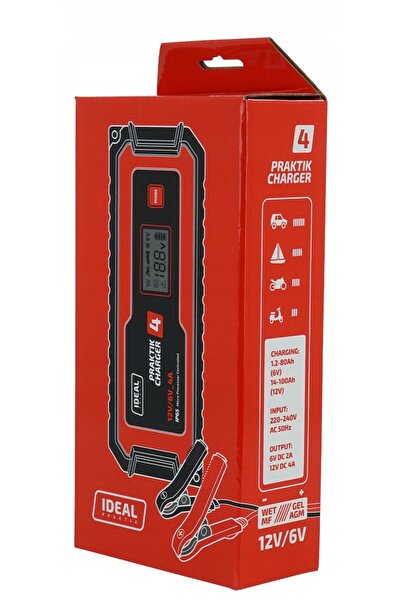 Idealgas Încărcător PRAKTIK CHARGER 4 LCD 6/12V Ideal