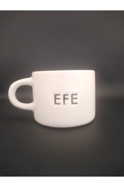 Zümrüdüanka Seramik Handmade Ceramic Mug Personalized with Men's Names