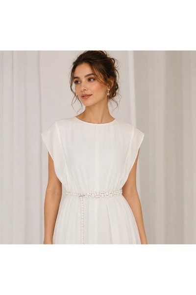 SmY Bag Design Belt Pearl Dress Stylish Polite Adjustable