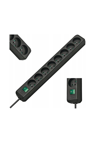 Brennenstuhl Prelungitor electric cu 8 prize, cablu de uz casnic, 3 metri