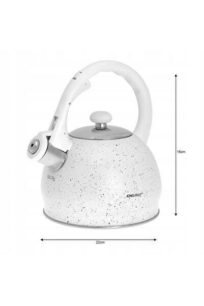 Kinghoff Fierbător cu fluier 2L KH-1404 Marmură