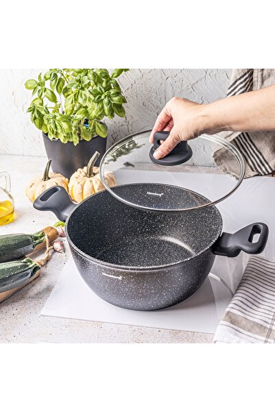 Klausberg Oală cu înveliș de marmură 24cm 3.7L Inducție KB-7671