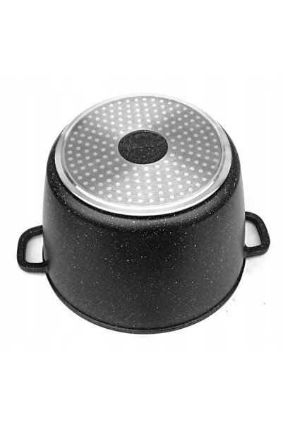 Kinghoff GARNEK 10 L cu capac, înveliș de marmură, 28cm, pentru inducție și gaz