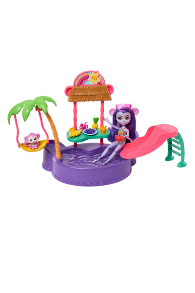 Enchantimals ENCH Piscină tropicală maimuță de pluș HTW73 /3
