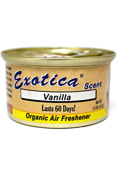 Exotica Vanilla Organic Air Freshener | Long-Lasting 60 Days | Car & Home Use