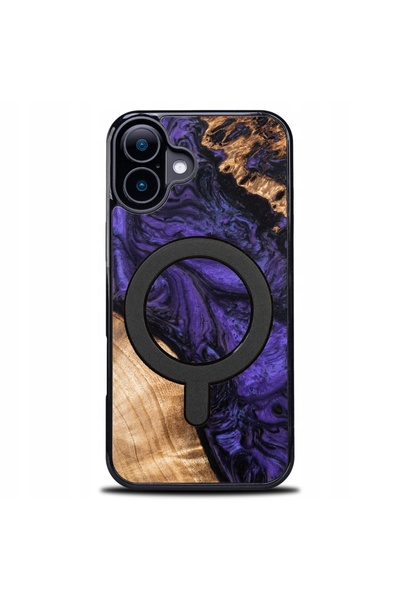 BewooDesign Husă Bewood Unique pentru iPhone 16 - Violet cu MagSafe