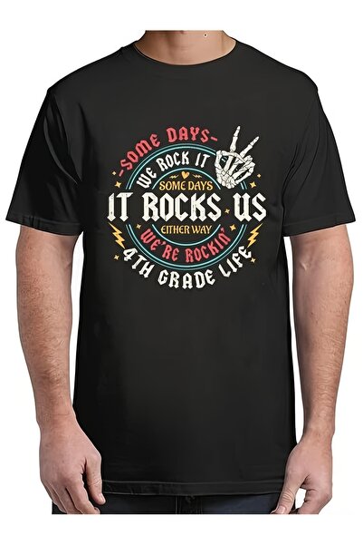Ekim11 تي شيرت We Rock It للرجال مقاس S-4XL بتصميم مضحك للعودة إلى المدرسة لل...