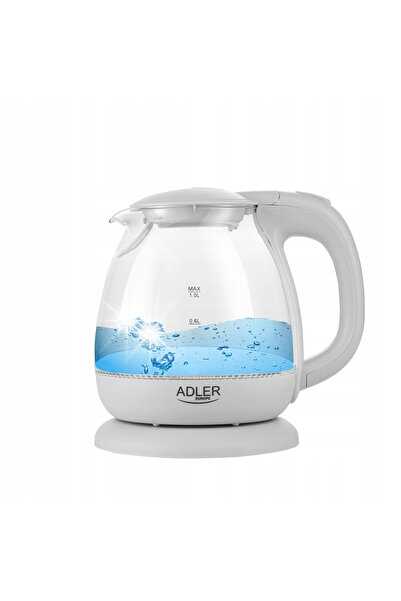 adler Ceainic electric fara fir plastic 1L 1100W gri