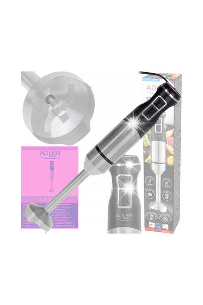 adler Blender portabil 1800W, puternic, cu reglare continuă, 21 de viteze, fă...