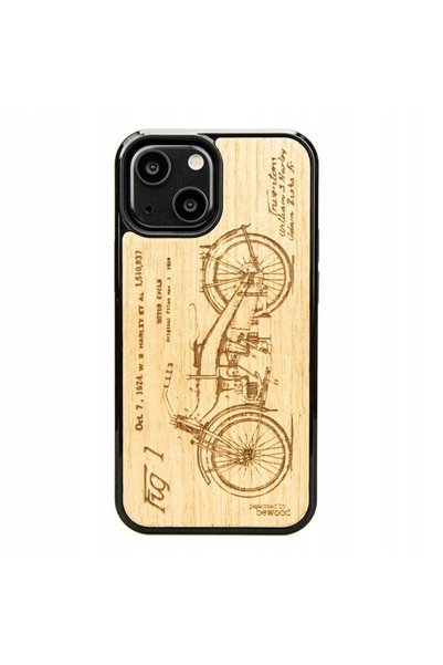 BewooDesign Husă Bewood pentru iPhone 13 Mini HARLEY PATENT ANIEGRE