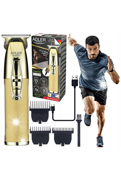 adler Aparat de tuns și ras pentru păr și cap, Trimmer pentru barbă, Aparat d...