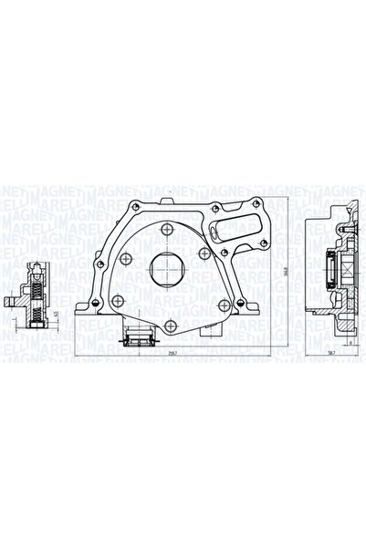 MAGNETI MARELLI Pompă de ulei 351516000070