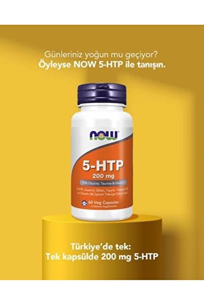 Now Foods 5-Htp with Glycine Taurine & Inositol Sleep Neurotransmitter Suppor...