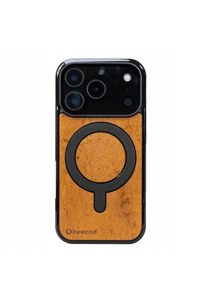 BewooDesign Husă din lemn Bewood pentru iPhone 17 Pro IMBUIA cu MagSafe