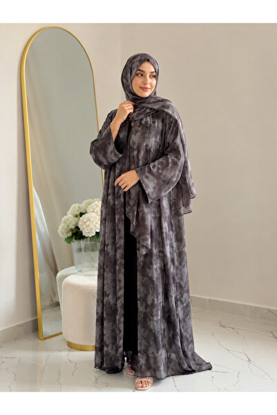 Passion by rahi Chiffon Printed Abaya&Hijab