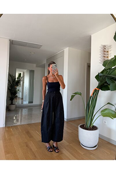 MERVE AKSOY İthal Taşlı Balon Pantolon