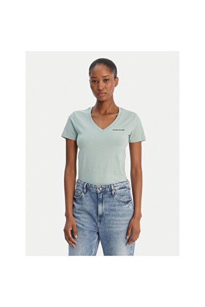 Guess Jeans Tricou de damă W4YI23J1314 Verde