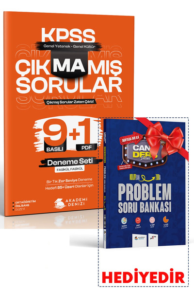ADY Akademi Denizi Yayınları KPSS Ortaöğretim Önlisans GK-GY Çıkmamış Sorular...